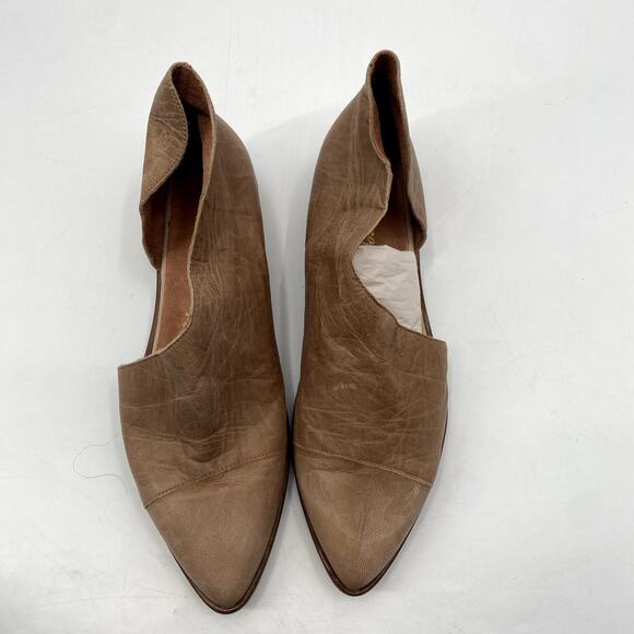 Free people Tan D'orsay Pointed Toe Flats - Picture 4 of 8